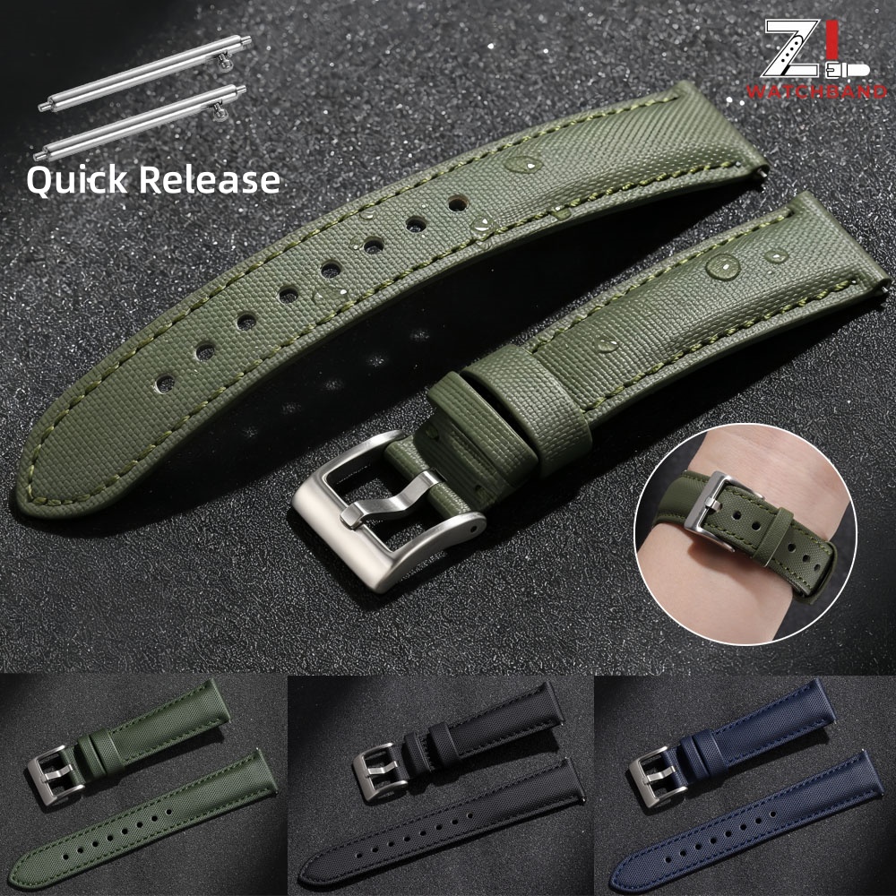 Canvas Strap Watch - حزام ساعة فاخر من قماش الإبحار