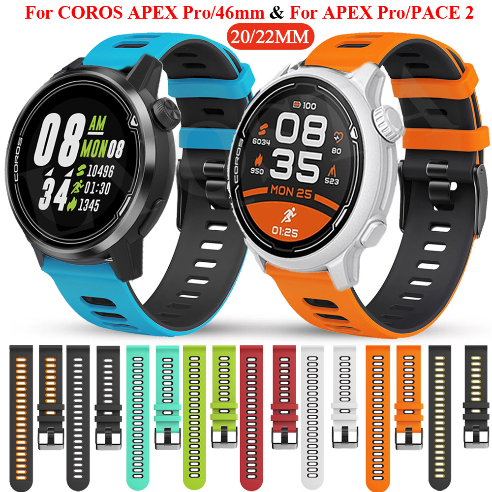 Silicone Watch Band 22Mm - 20 22 مللي متر الرياضة سيليكون