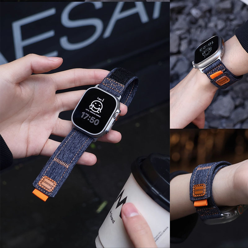 Canvas Strap Watch - قماش النايلون حزام ل أبل الترا