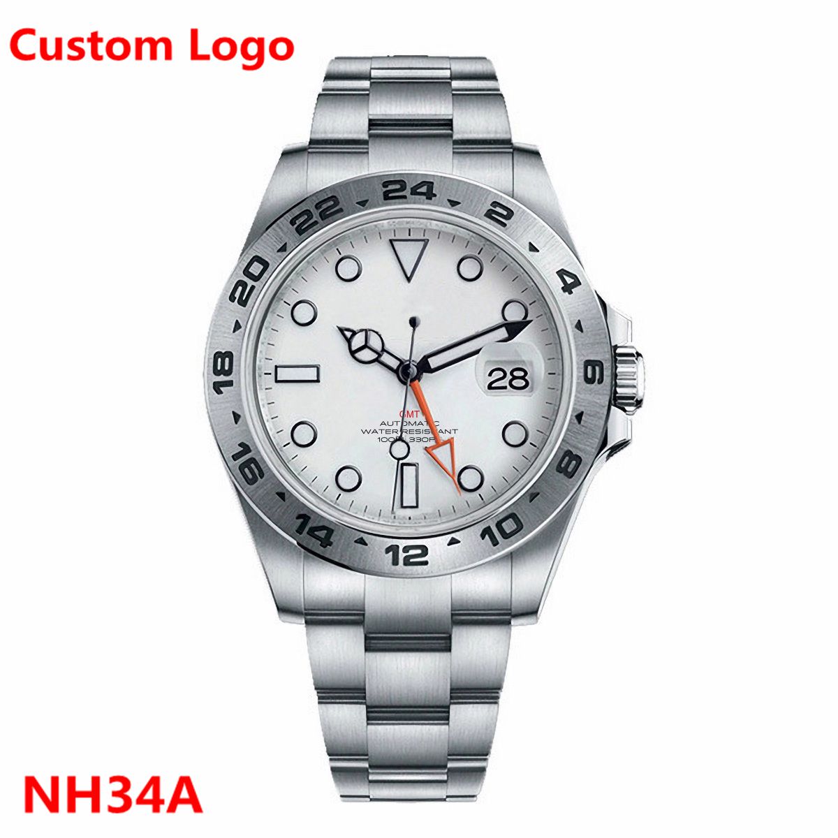 Stainless Bracelet Diver - مخصص فاخر 39 مللي متر NH34
