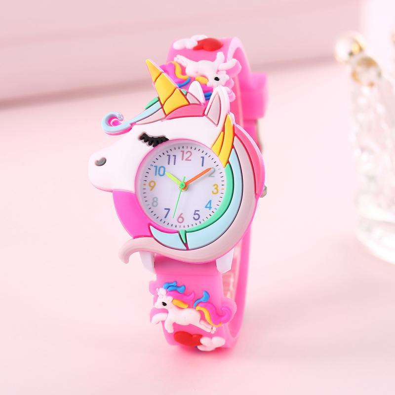 Silicone Watch Band 22Mm - ساعة أطفال جديدة بحزام سيليكون مطبوع