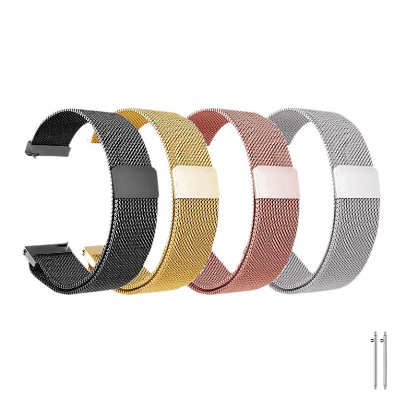 Mesh Strap Metal - 20mm22mm الإفراج السريع حزام معدني ميلان