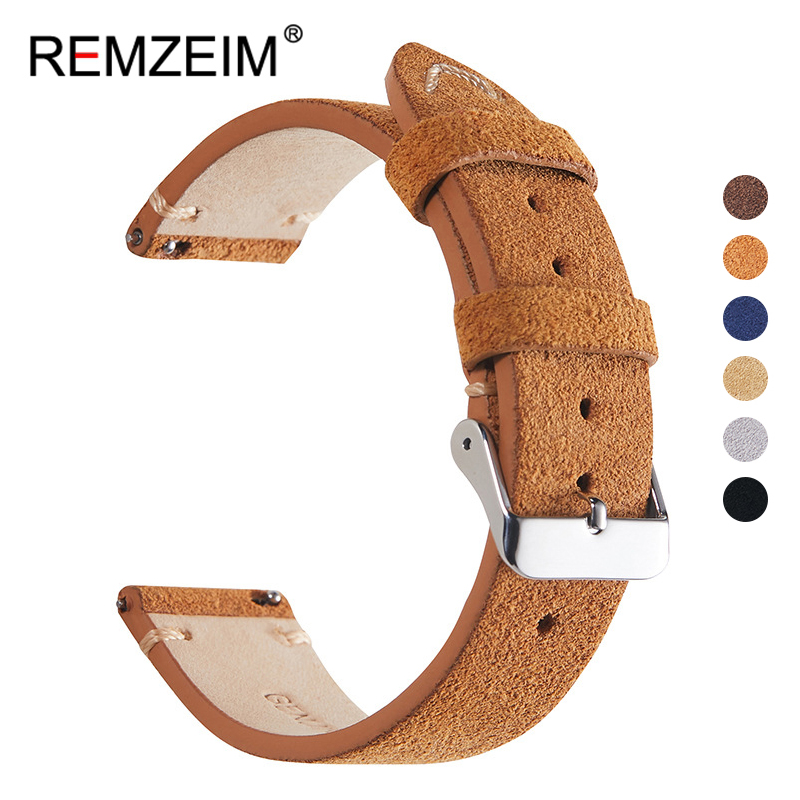 Suede Strap Watch - خمر اليدوية لينة حزام (Watch) ساعة