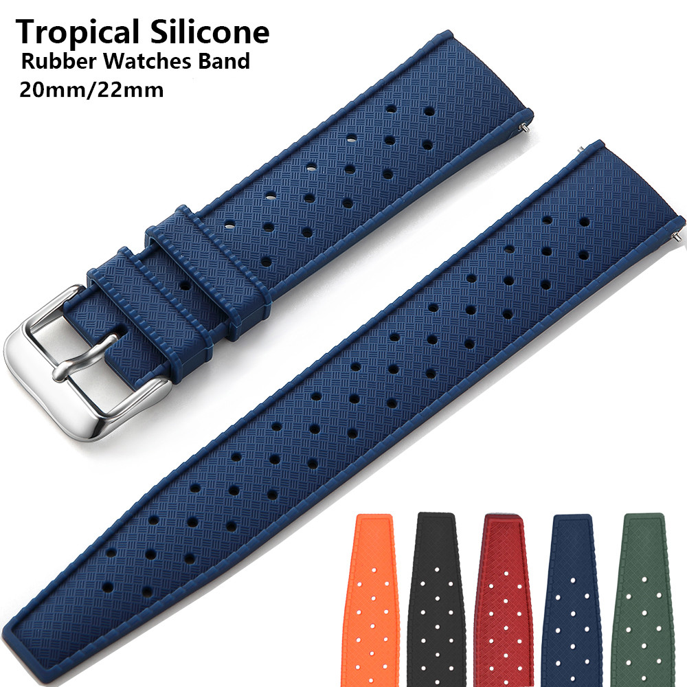 Rubber Strap Diver - 20 مللي متر 22 مللي متر