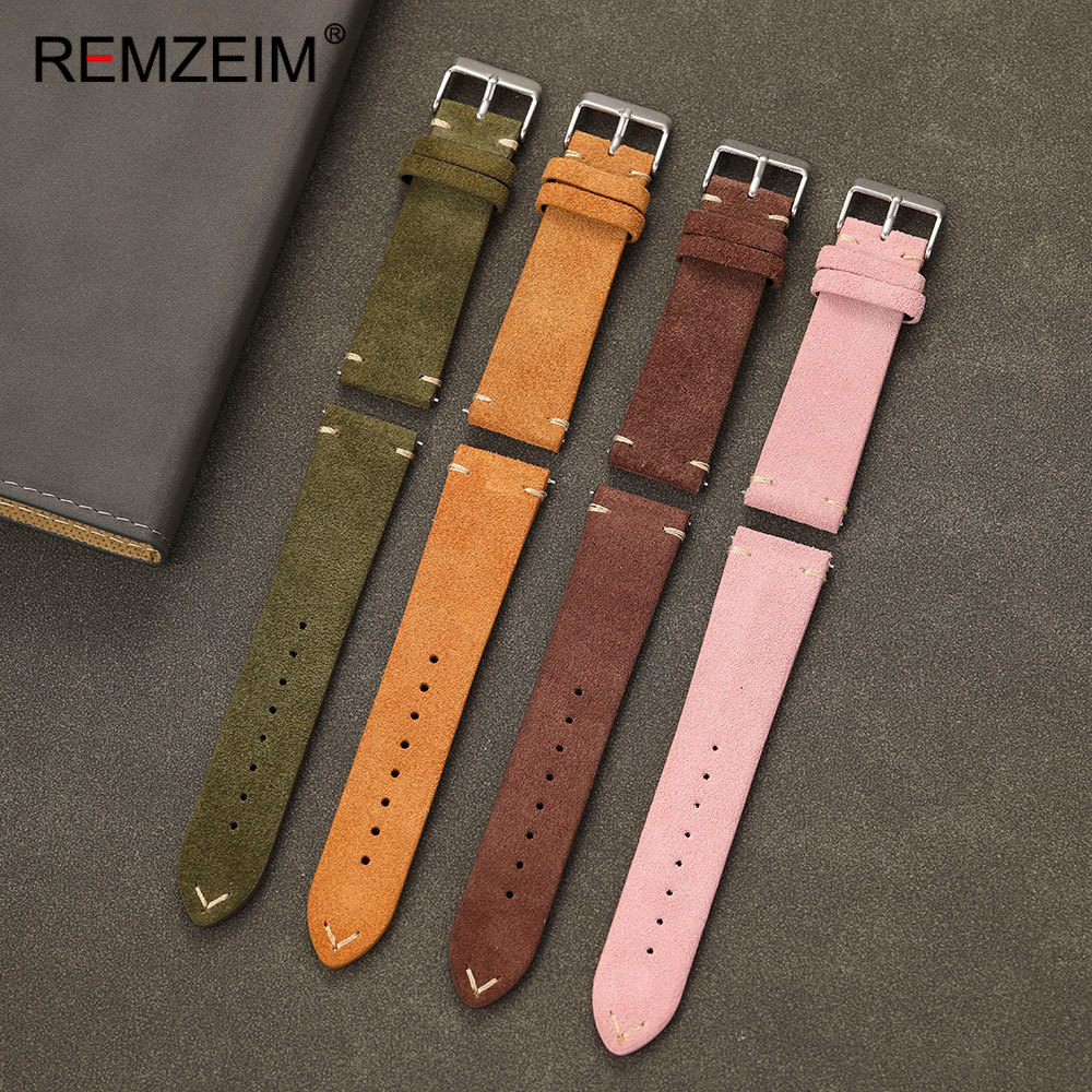 Suede Strap Watch - حزام ساعة من الجلد السويدي للجنسين