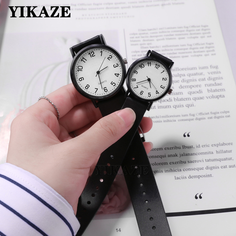 Silicone Band Women - YIKAZE-ساعة كوارتز نسائية بسيطة ، ساعة