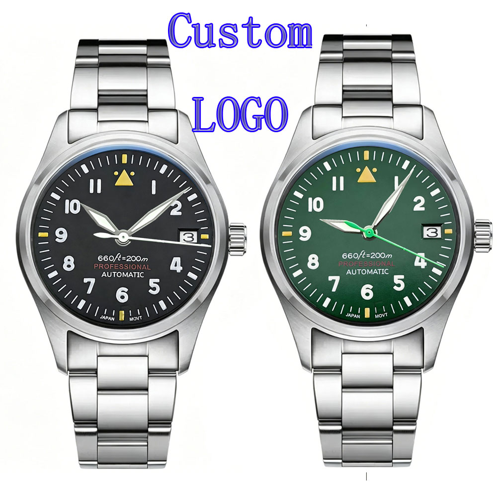 Stainless Bracelet Diver - ساعة يد رجالية ميكانيكية أوتوماتيكية NH35