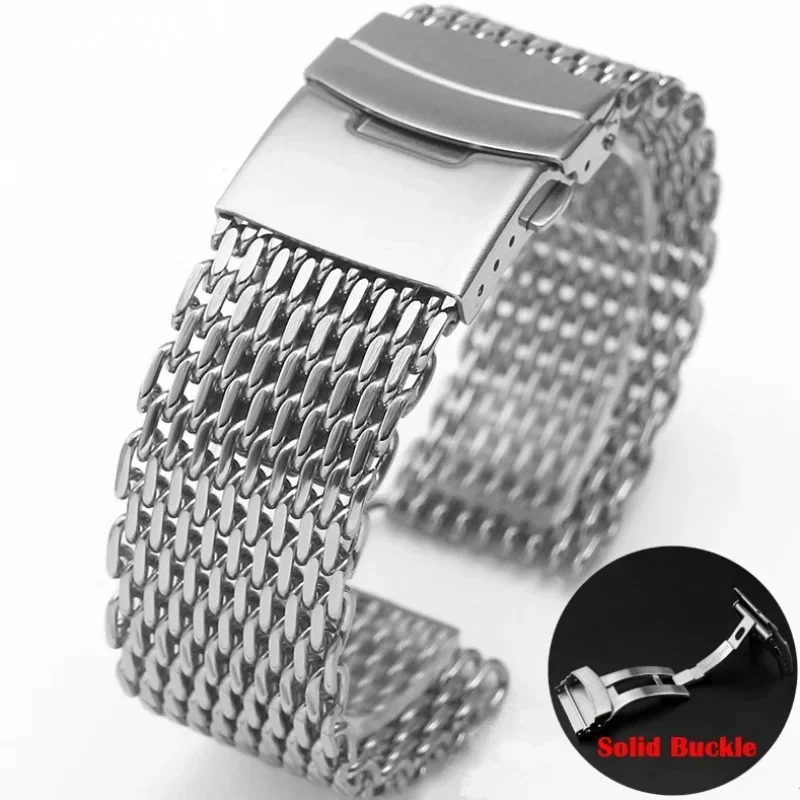 Mesh Strap Metal - سوار ساعة صلب من الفولاذ المقاوم