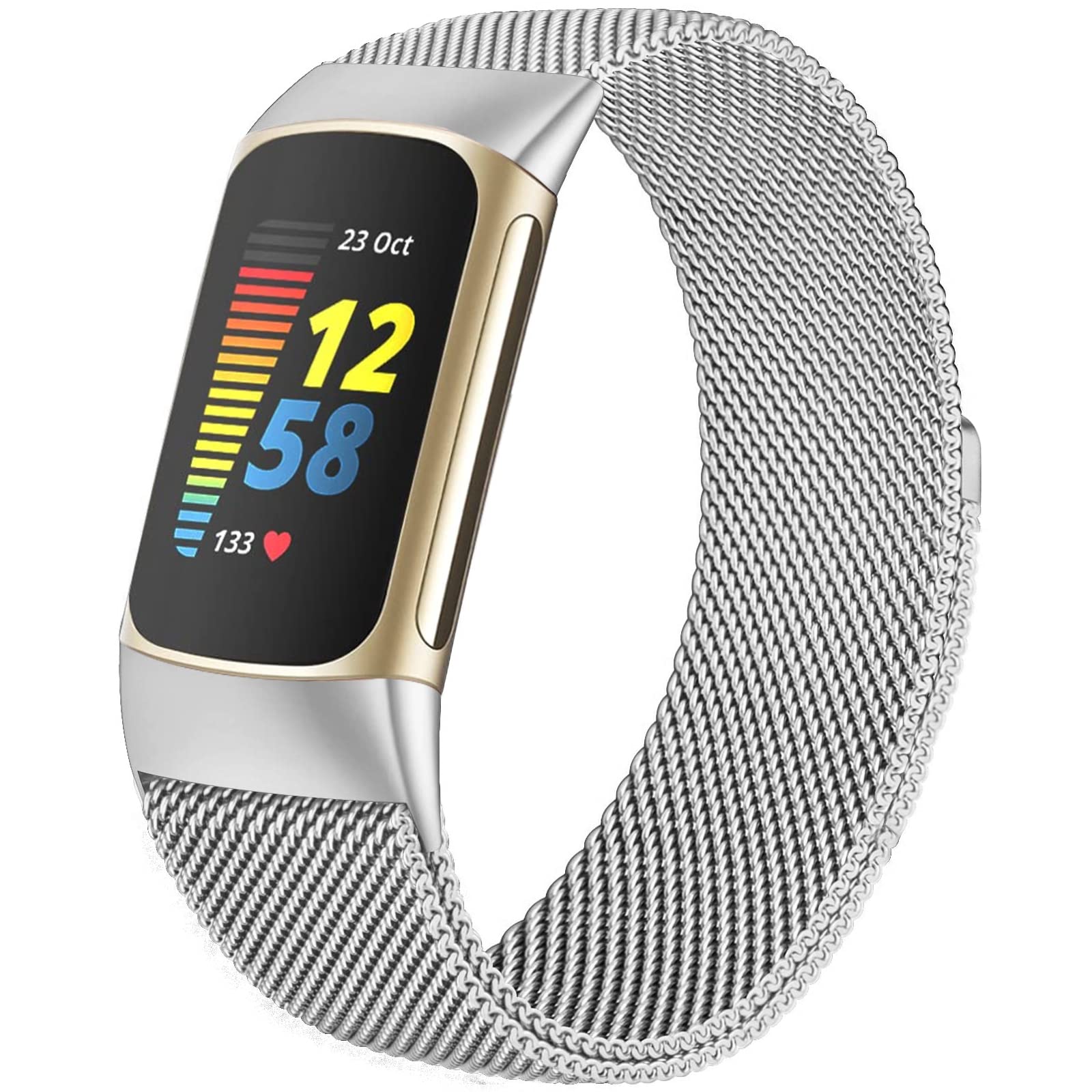 Milanese Loop Magnetic - حلقة ميلانو لـ fitbit Charge 6