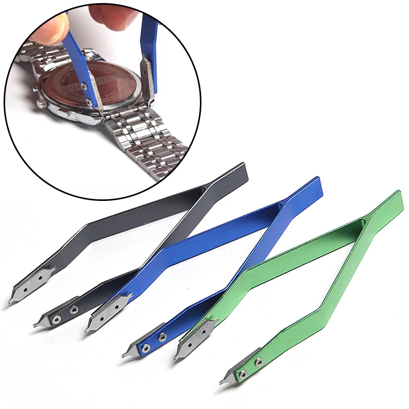 Spring Bar Tool Set - 7825 فولت على شكل ساعة معدنية