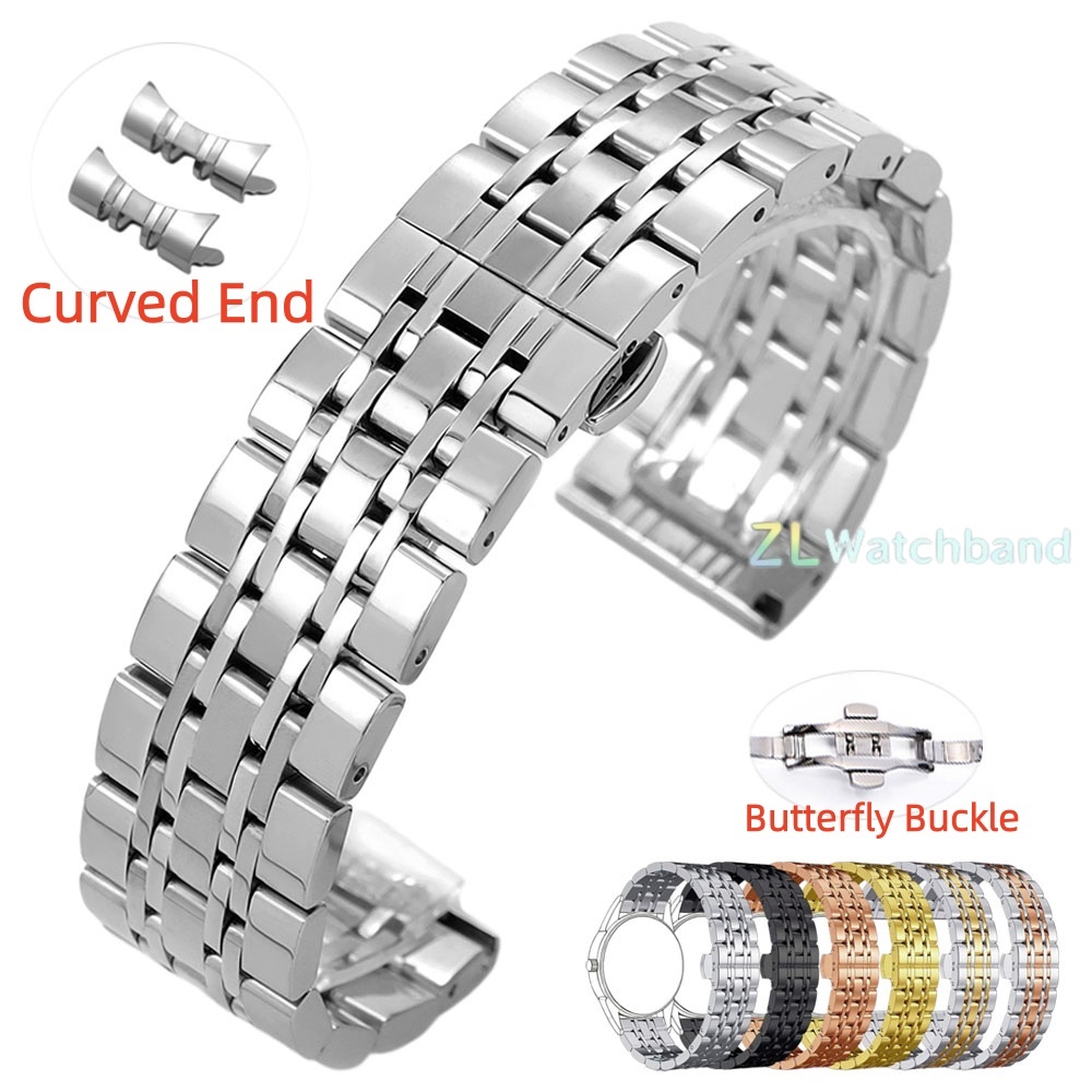 Suede Strap Watch - حزام ساعة من الفولاذ المقاوم للصدأ