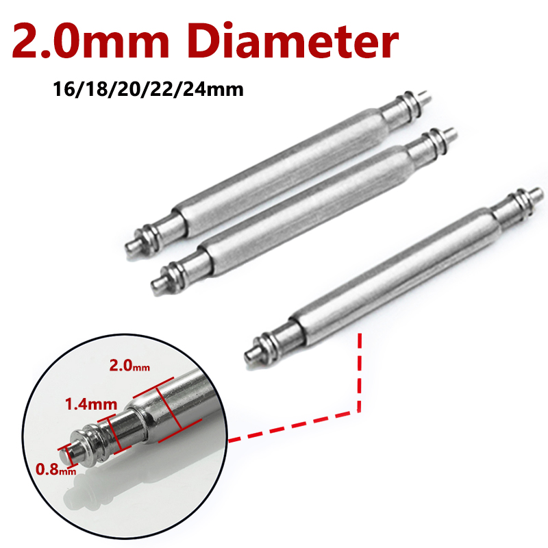 Spring Bar Tool Set - 2.0 مللي متر قطر حزام (استيك)