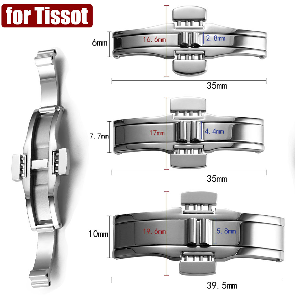 Butterfly Clasp Deployant - مشبك فراشة من الفولاذ المقاوم للصدأ