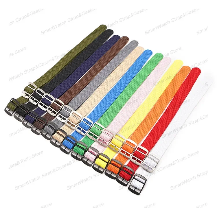 14mm 16mm 18mm 20mm 22mm Perlo - مراجعة Perlon Strap Woven وسعره