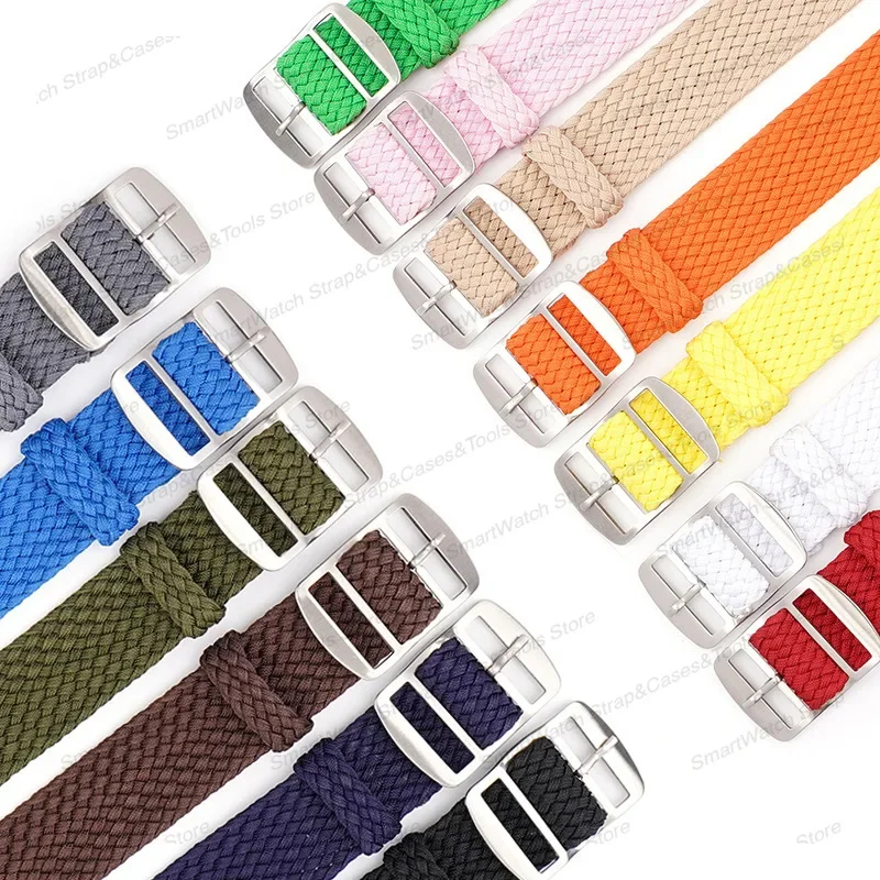 14mm 16mm 18mm 20mm 22mm Perlo - مراجعة Perlon Strap Woven وسعره