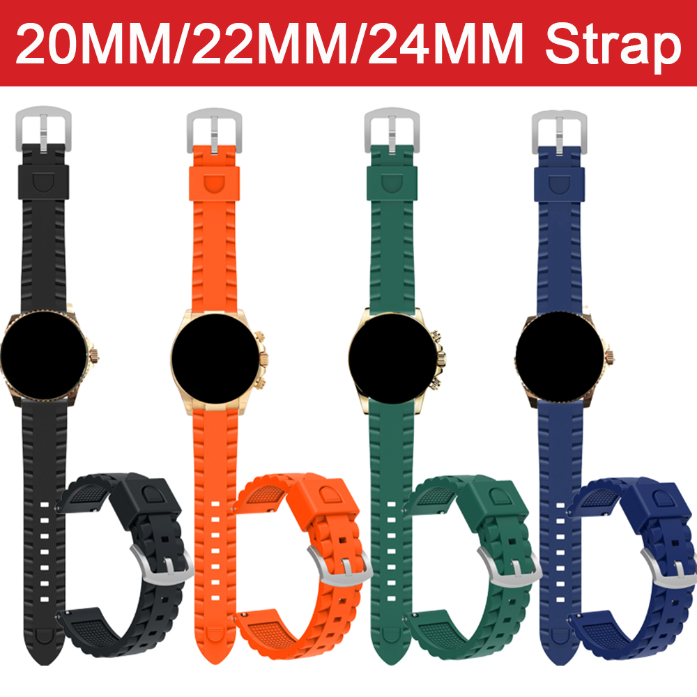 لينة سيليكون حزام ل 20 مللي مت - مراجعة Silicone Watch Band 22Mm وسعره