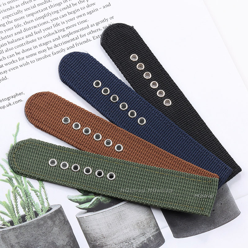 النايلون حزام ساعة اليد البني  - مراجعة Nato Strap Nylon وسعره