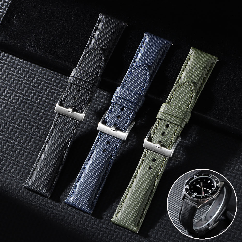 حزام ساعة فاخر من قماش الإبحار - مراجعة Canvas Strap Watch وسعره