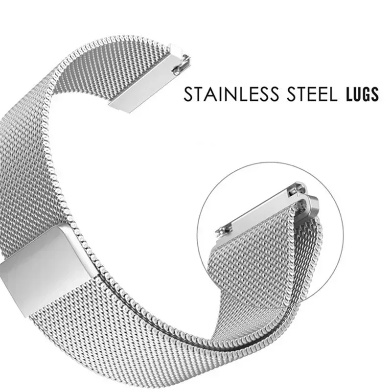 حزام ميلانيزي لساعة Xiaomi Red - مراجعة Milanese Loop Magnetic وسعره
