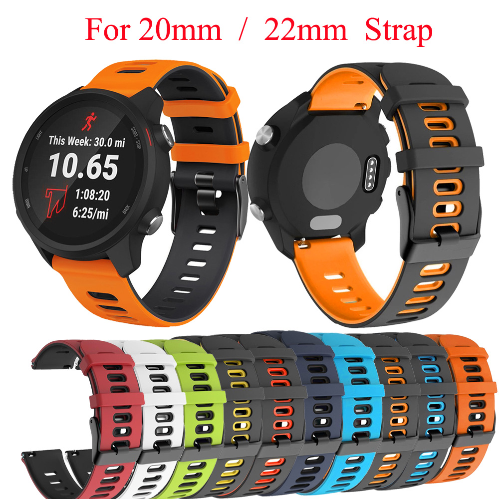 20 22 مللي متر الرياضة سيليكون - مراجعة Silicone Watch Band 22Mm وسعره
