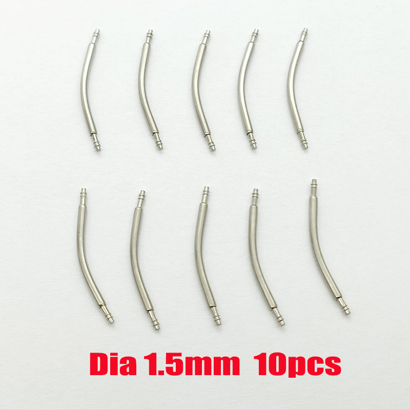 10 قطع من دبابيس الساعات المنح - مراجعة Curved Spring Bar وسعره
