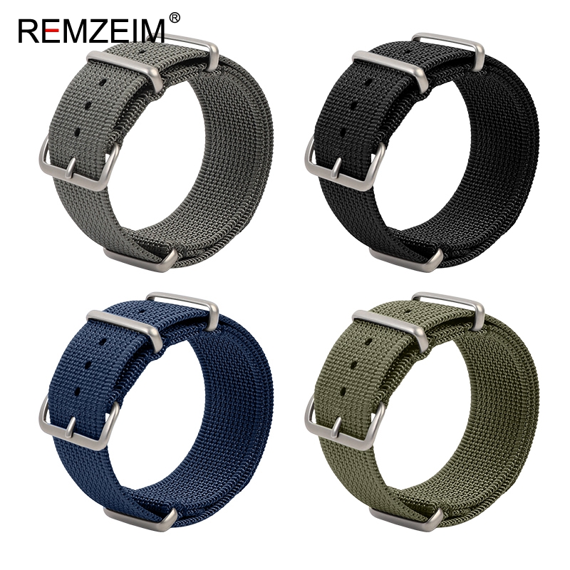 جديد مضلع حزام ساعة نيلون 18 م - مراجعة Nato Strap Nylon وسعره