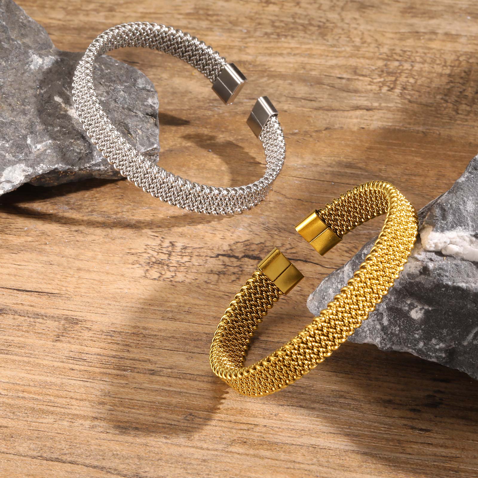 10 مللي متر مضفر تمتد حزام سوا - مراجعة Mesh Strap Metal وسعره