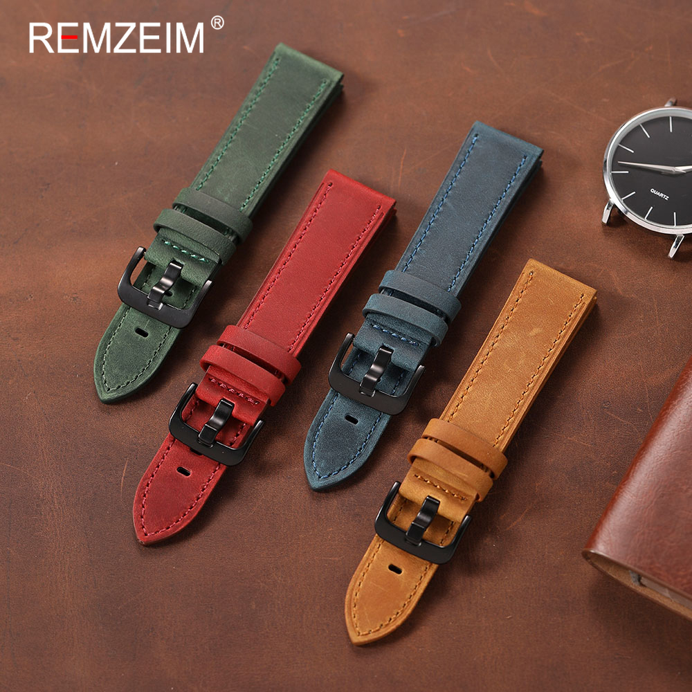 حزام ساعة كلاسيكي للرجال من جل - مراجعة Suede Strap Watch وسعره