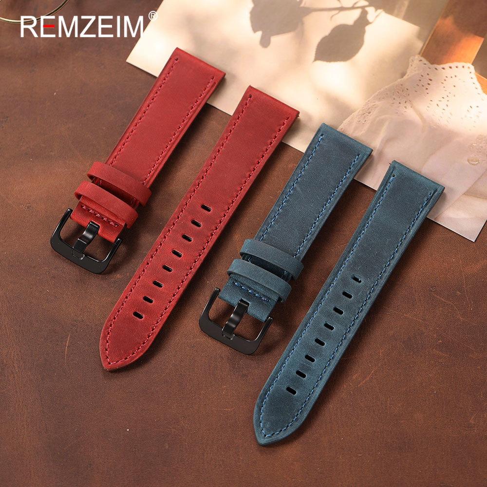 حزام ساعة كلاسيكي للرجال من جل - مراجعة Suede Strap Watch وسعره