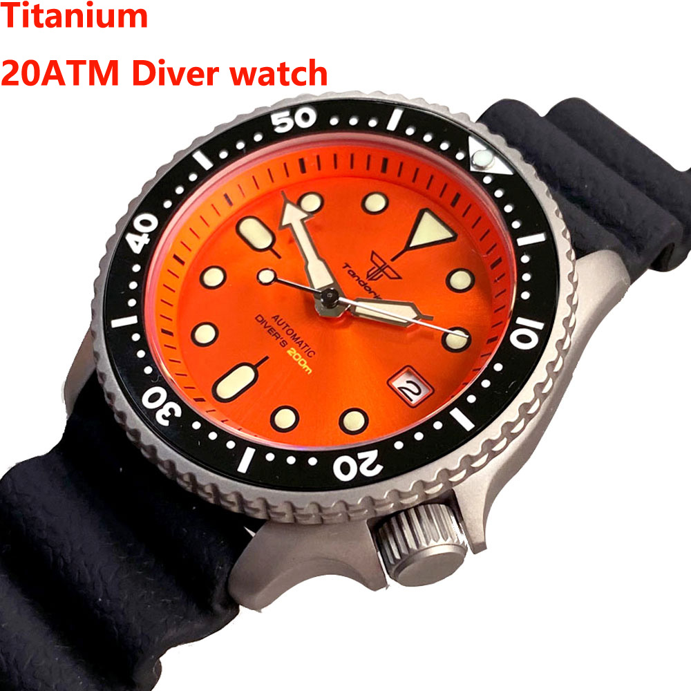 ساعة تاندوريو للرجال 41 ملم من - مراجعة Rubber Strap Diver وسعره