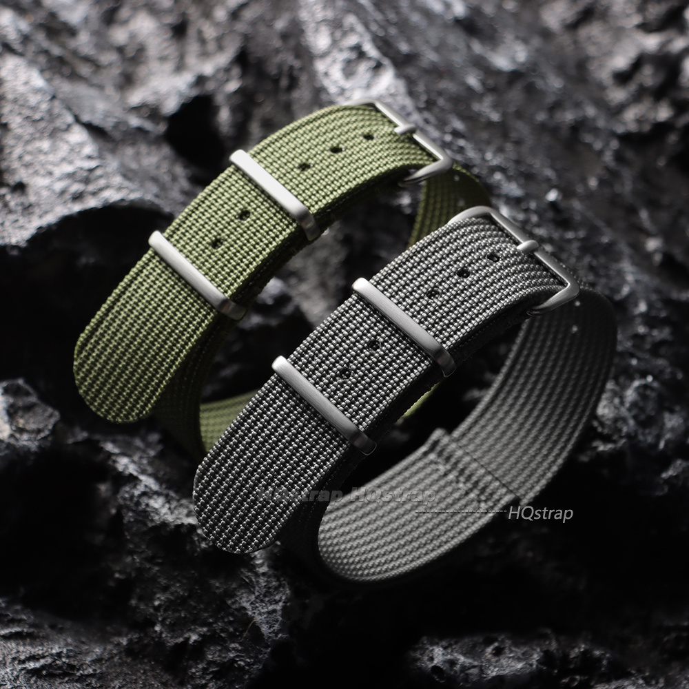 حزام ساعة ذكية باللون الأزرق و - مراجعة Canvas Strap Watch وسعره