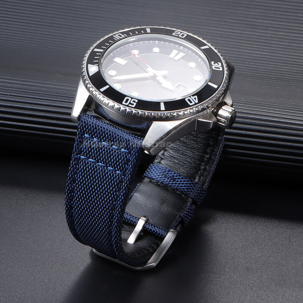 النايلون قماش حزام ساعة اليد ل - مراجعة Canvas Strap Watch وسعره