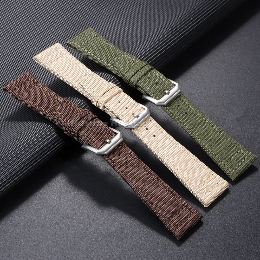 النايلون قماش حزام ساعة اليد ل - مراجعة Canvas Strap Watch وسعره