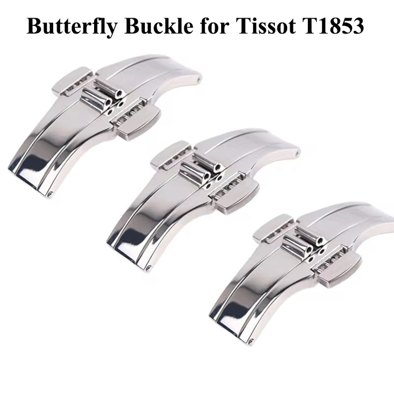 لتيسو T1853 حزام (استيك) ساعة  - مراجعة Butterfly Clasp Deployant وسعره