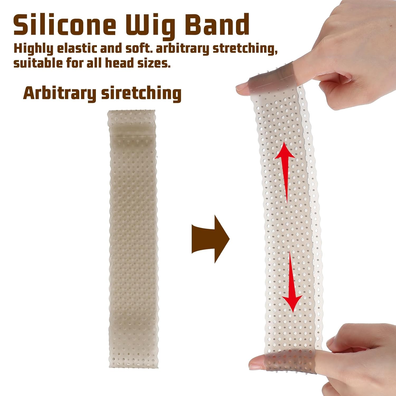 شريط رأس جديد قابل للتنفس من ا - مراجعة Silicone Band Women وسعره