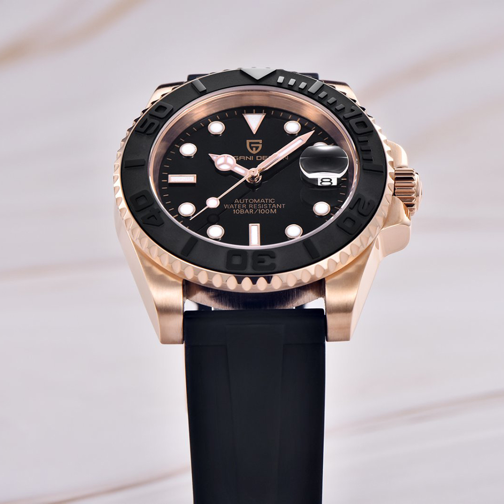 ساعة باغاني ديزاين أوتوماتيكية - مراجعة Rubber Strap Diver وسعره