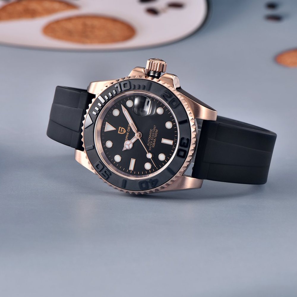 ساعة باغاني ديزاين أوتوماتيكية - مراجعة Rubber Strap Diver وسعره