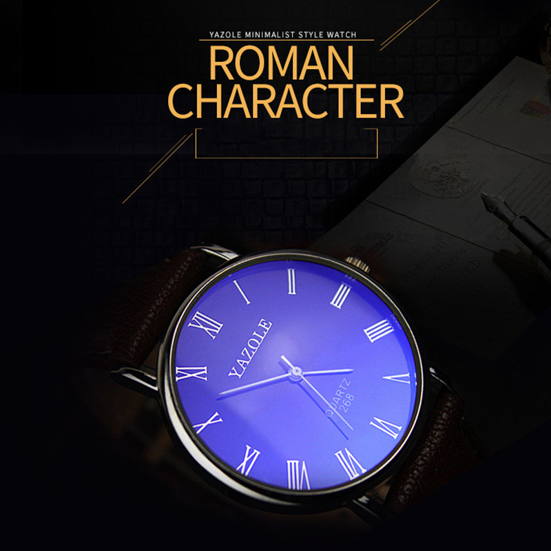 ساعات يازول الكوارتز البسيطة ل - مراجعة Leather Watch Band Men وسعره