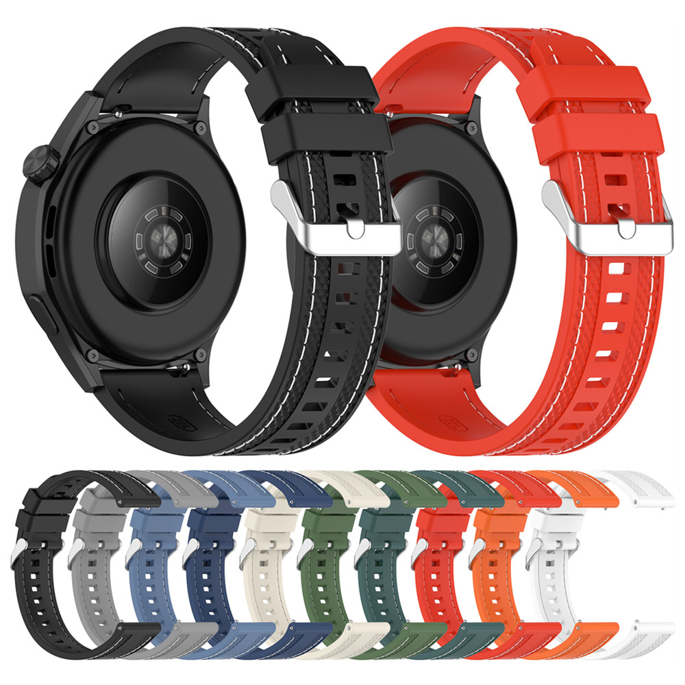 22 مللي متر خياطة سيليكون حزام - مراجعة Silicone Watch Band 22Mm وسعره