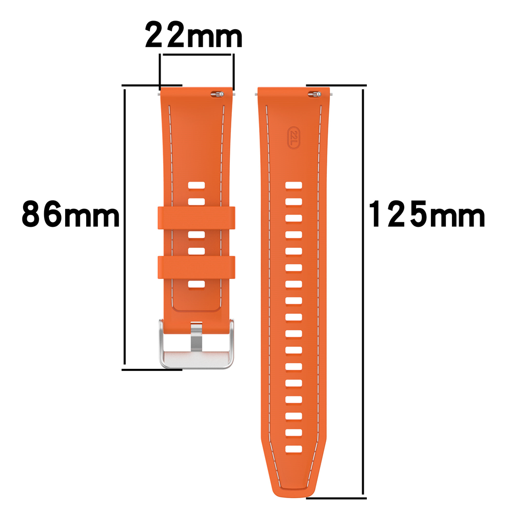 22 مللي متر خياطة سيليكون حزام - مراجعة Silicone Watch Band 22Mm وسعره