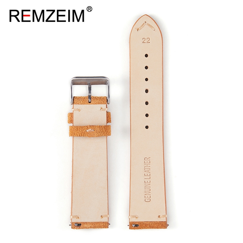 خمر اليدوية لينة حزام (Watch)  - مراجعة Suede Strap Watch وسعره