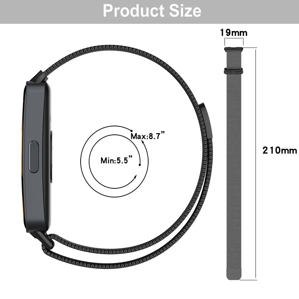 حزام حلقة ميلانو لهواوي باند 1 - مراجعة Milanese Loop Magnetic وسعره