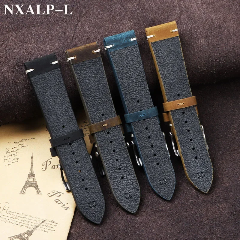 خمر النفط الشمع الجلود حزام (ا - مراجعة Nato Strap Nylon وسعره
