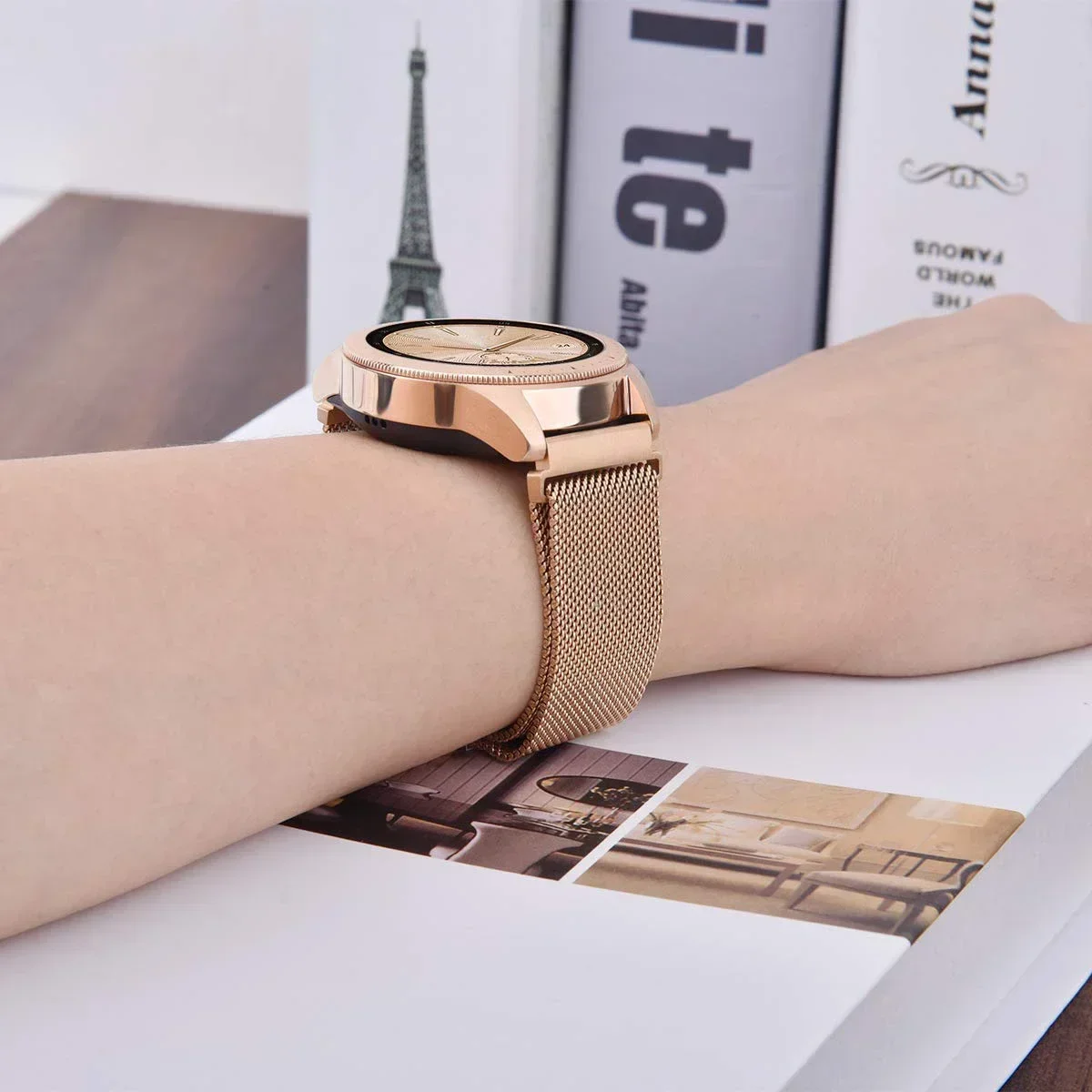 حلقة ميلانو لساعة سامسونج جالا - مراجعة Milanese Loop Magnetic وسعره