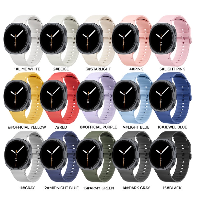 20/22 مللي متر سيليكون الفرقة  - مراجعة Silicone Watch Band 22Mm وسعره