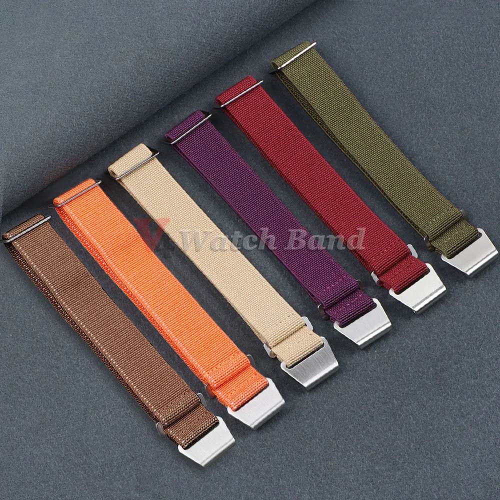 حزام ساعة مرن 60s القوات الفرن - مراجعة Parachute Strap Elastic وسعره