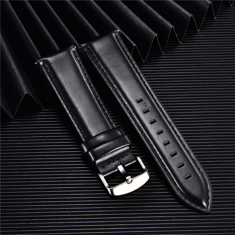 عالية الجودة جلد طبيعي حزام سا - مراجعة Leather Strap Quick Release وسعره