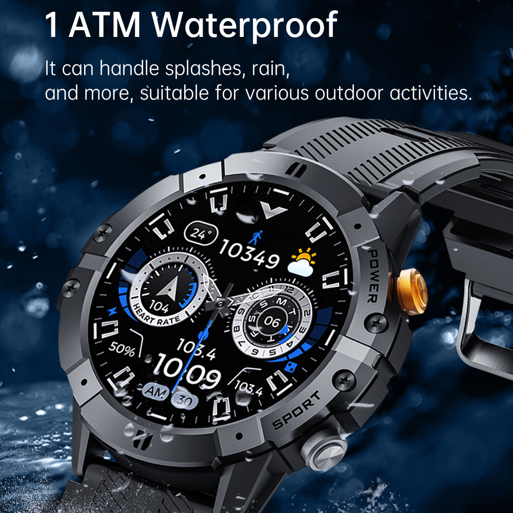 ساعة ذكية عسكرية للاستخدام الخ - مراجعة Rubber Strap Diver وسعره