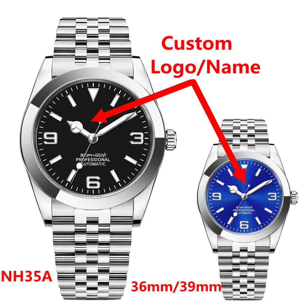 ساعة يد فاخرة مخصصة بشعار خاص  - مراجعة Stainless Bracelet Diver وسعره