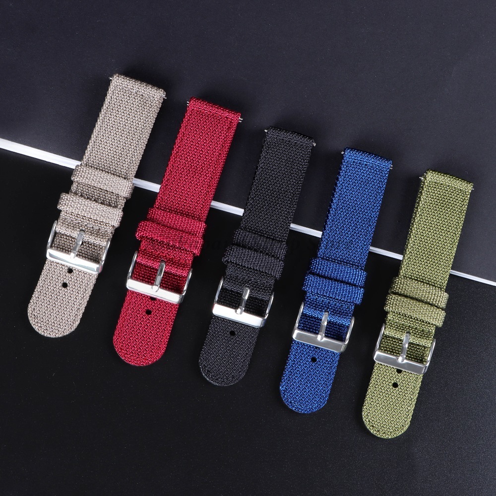 18 20 22 24 مللي متر النايلون  - مراجعة Nato Strap Nylon وسعره